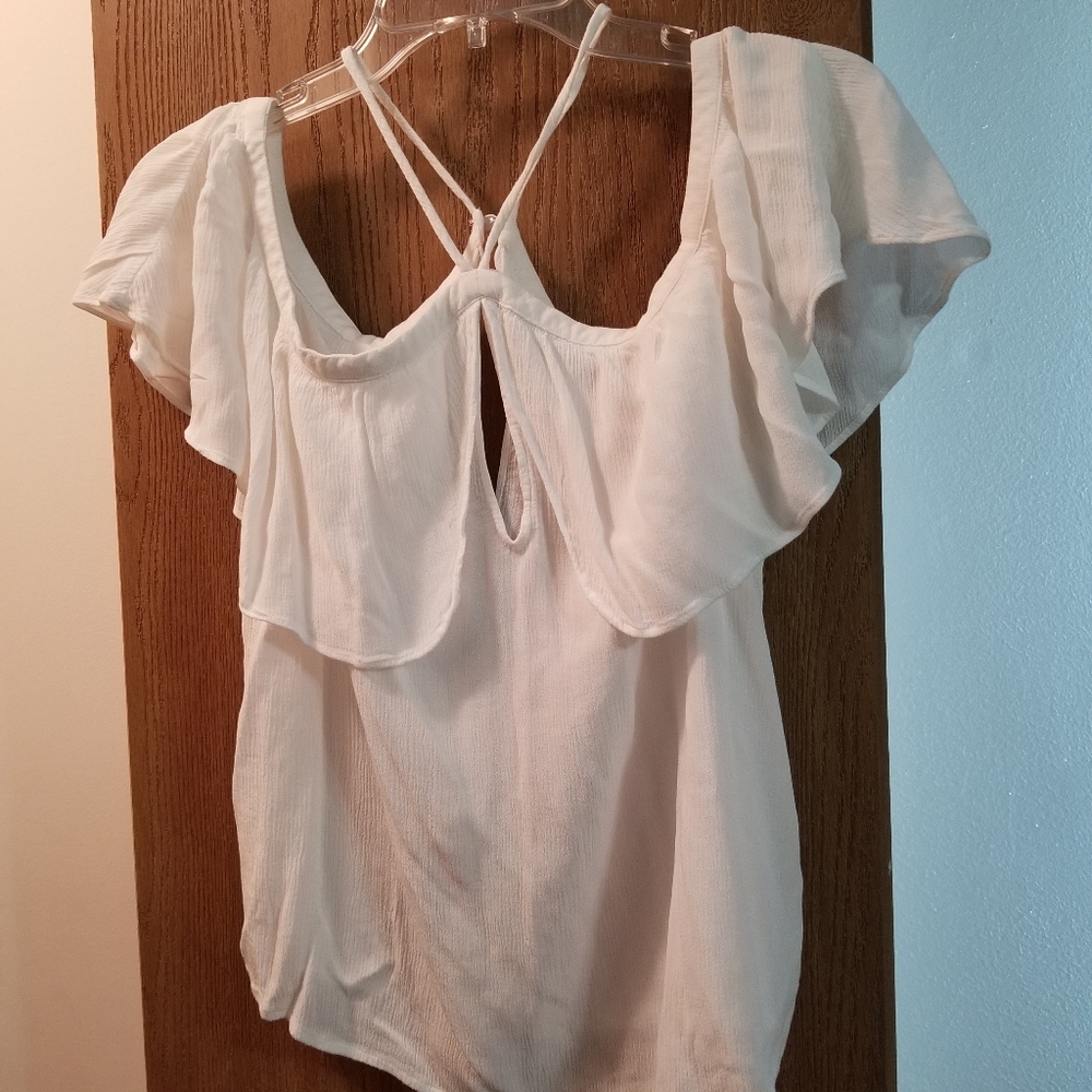 Blouse.  White. Small Express . New no tag.
